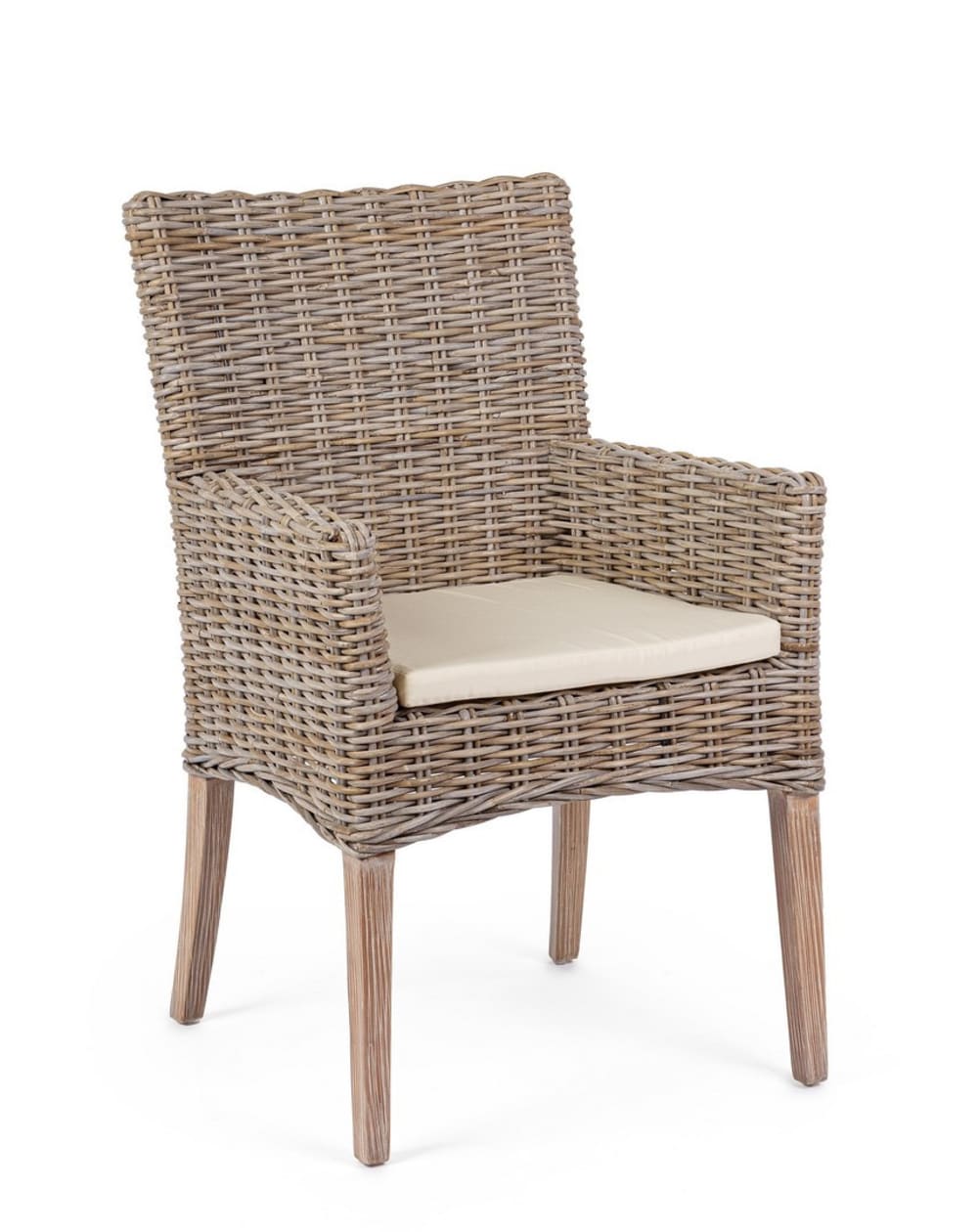 Set 6 Stühle Mahagoni Kubu Natur - Maisons Du Monde