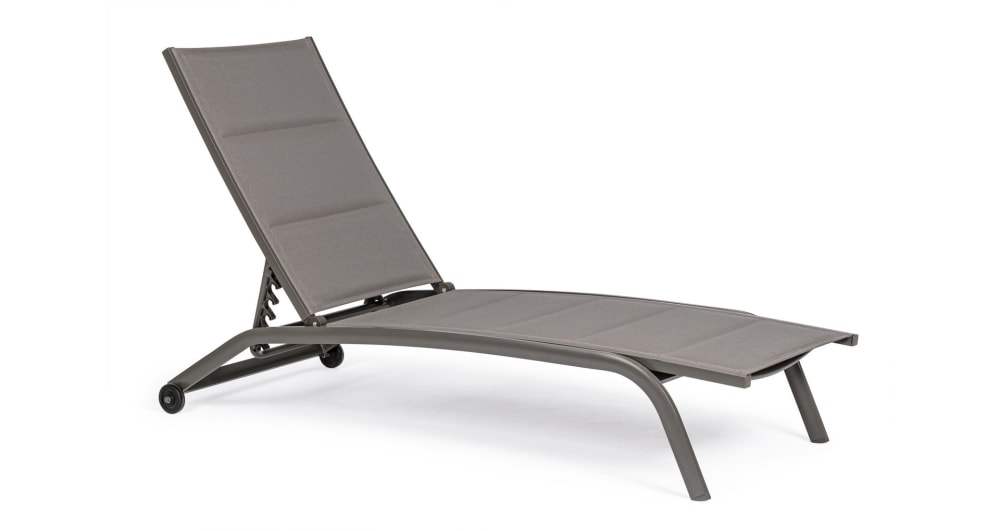 Chaise longue à roulettes
