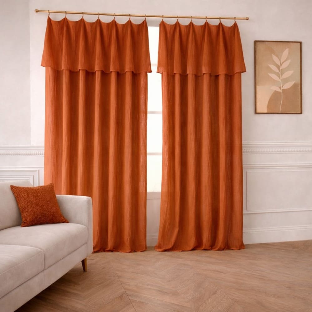 Rideau en 100% gaze de coton 180x300 cm ajustable — vue 3