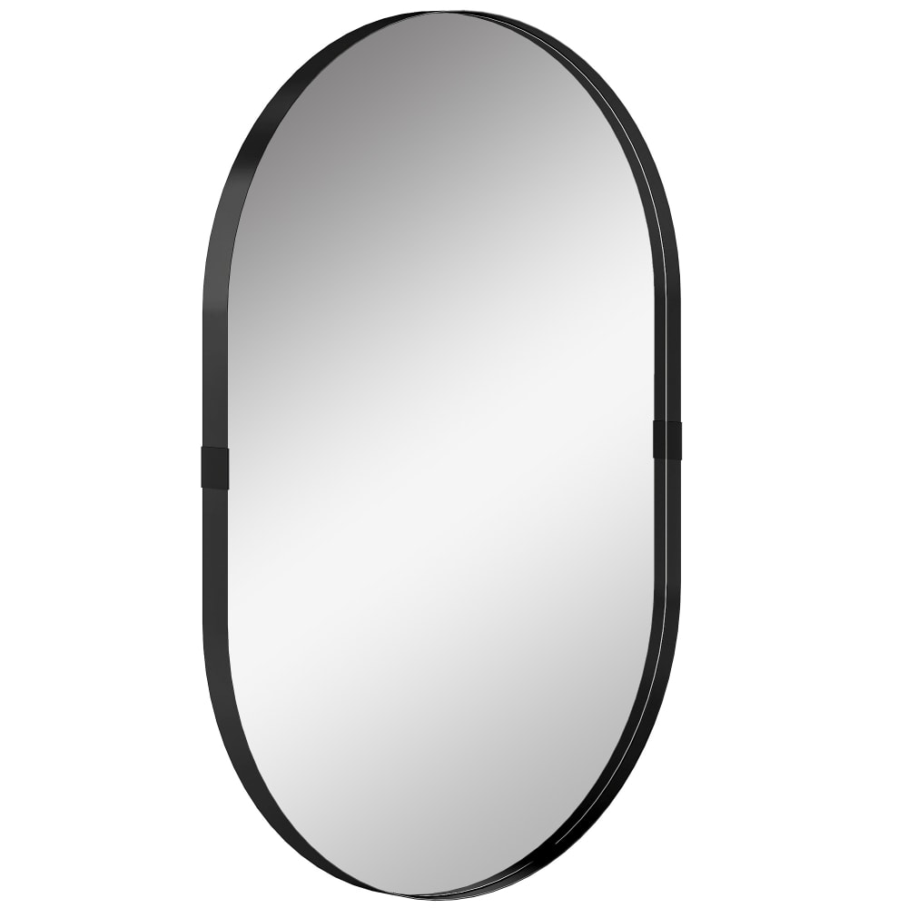 Miroir mural en verre - cadre aluminium