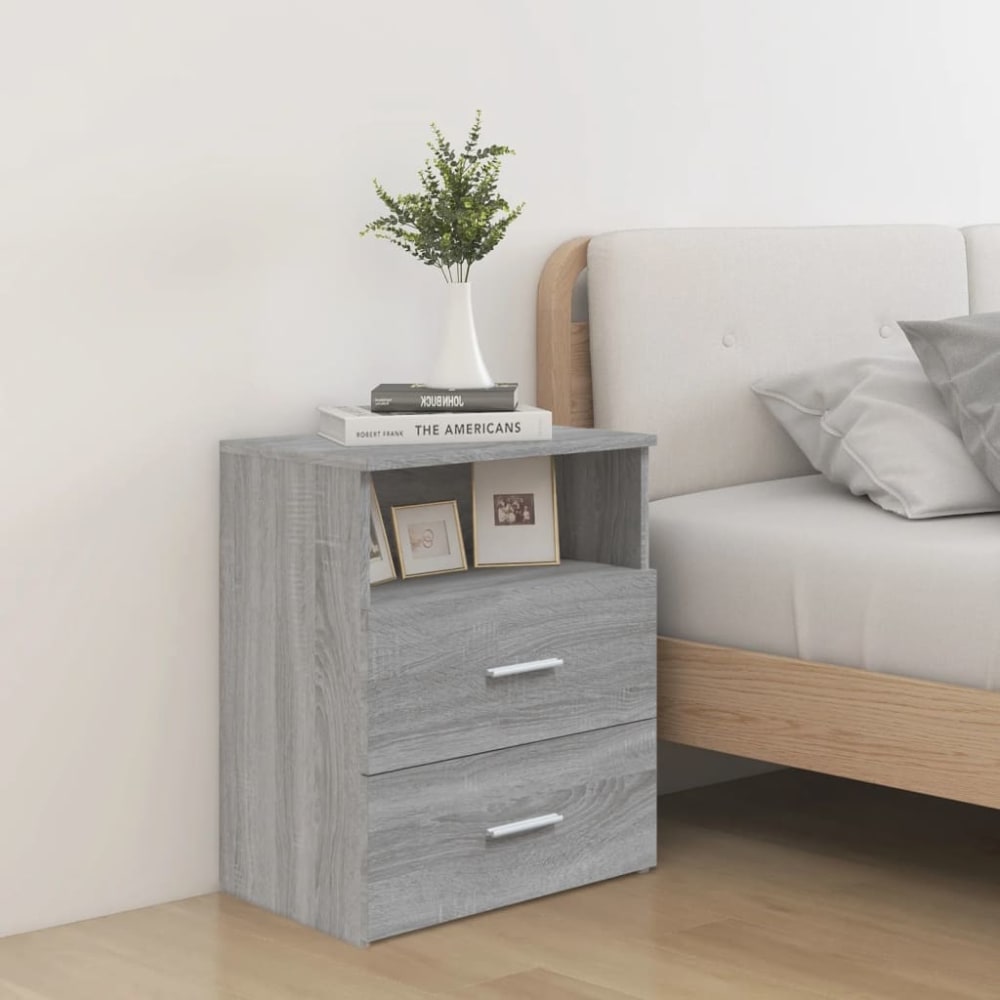 Tables de chevet  gris  50 x 32 x 60 cm
