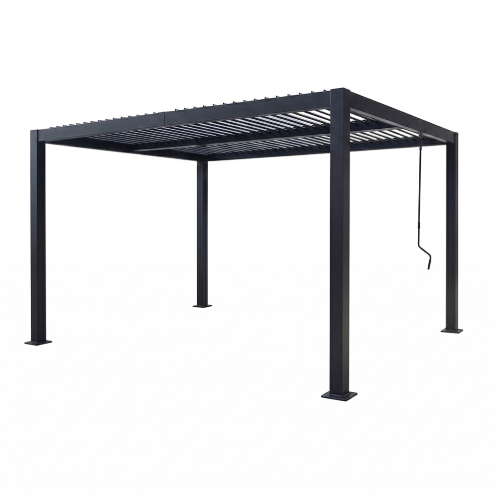 Pergola bioclimatique - structure noir