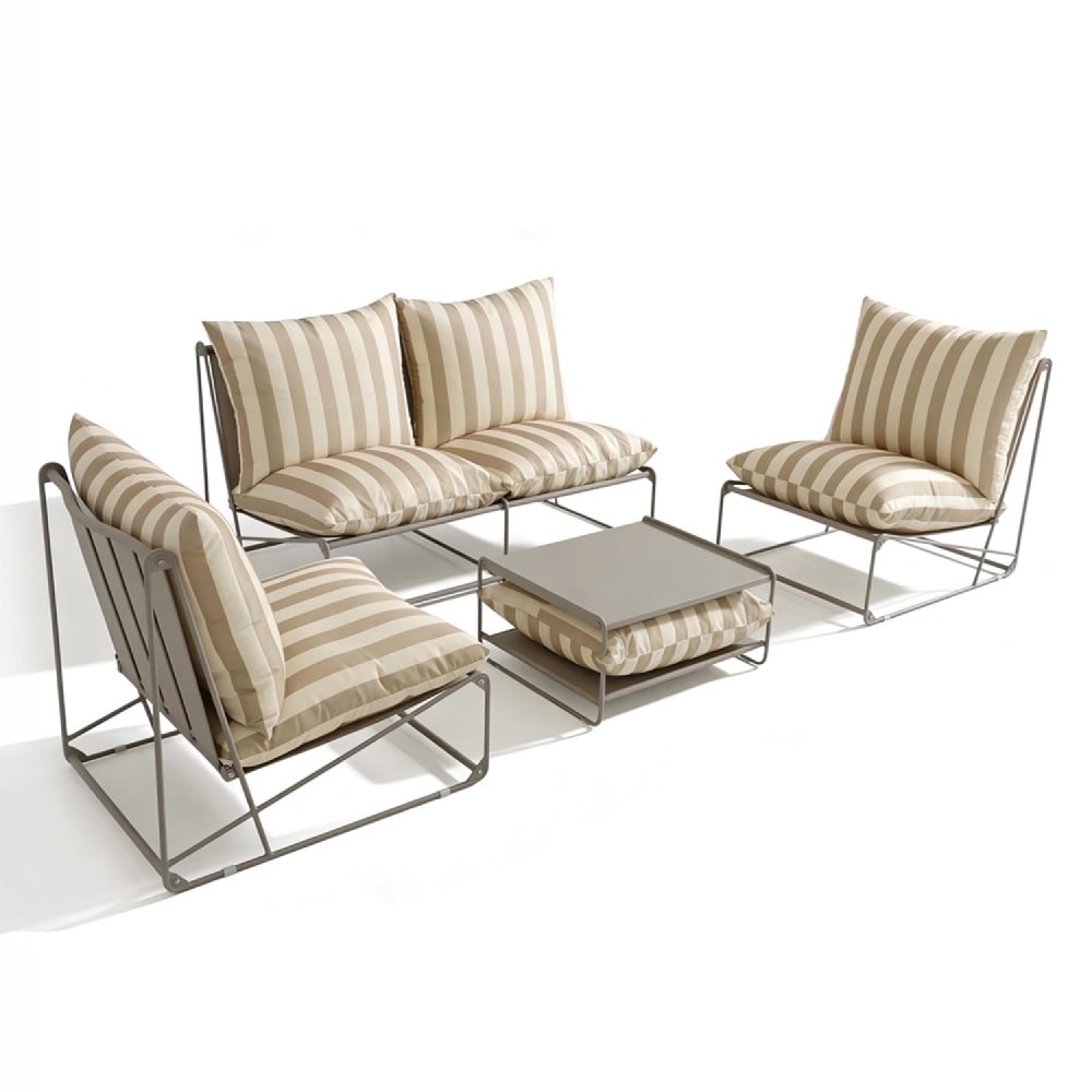 Salon de jardin 4 places - basse