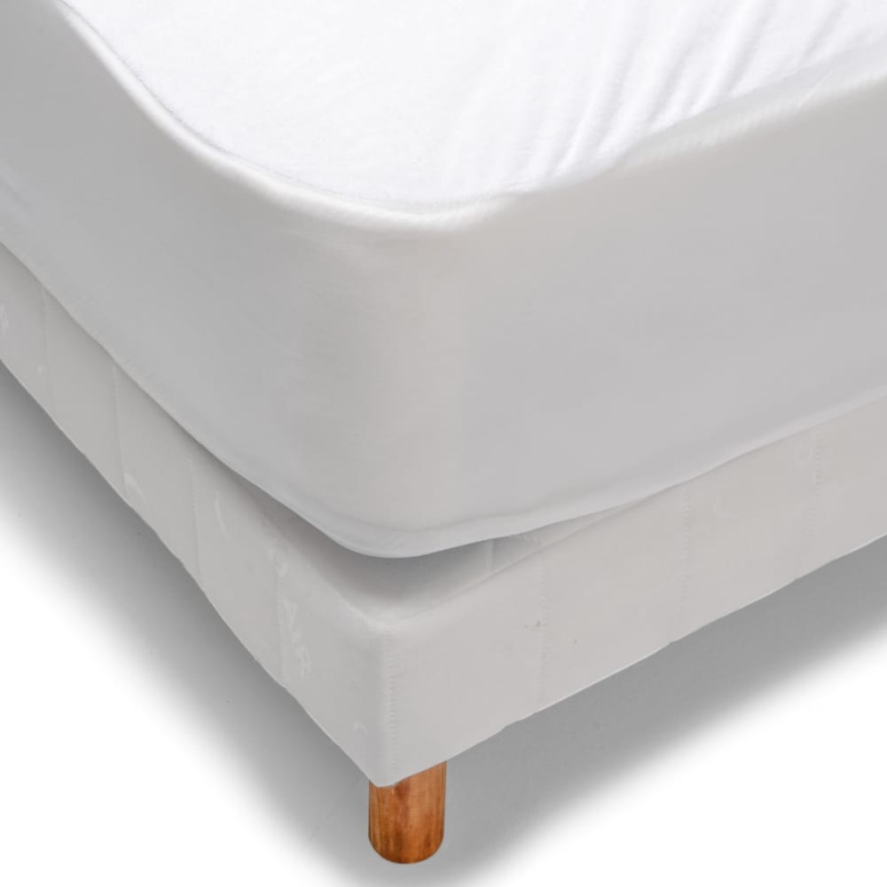 Lot de 2 protège-matelas 90x190cm imperméables et respirants Lot de 2 protège-matelas 90x190cm imperméables et respirants