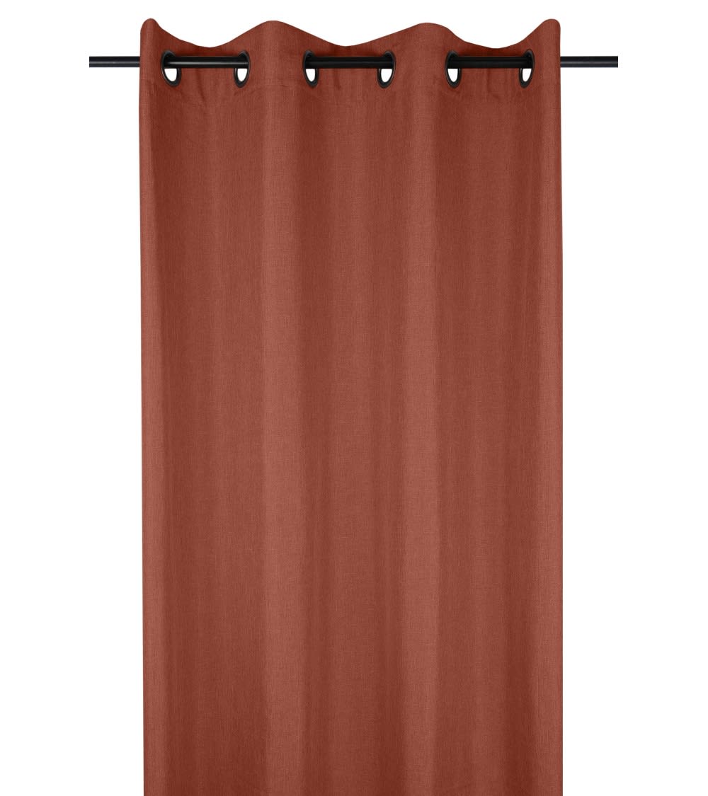 Rideau filtrant 140x260 cm - effet Naturel & lumineux orange — vue 3