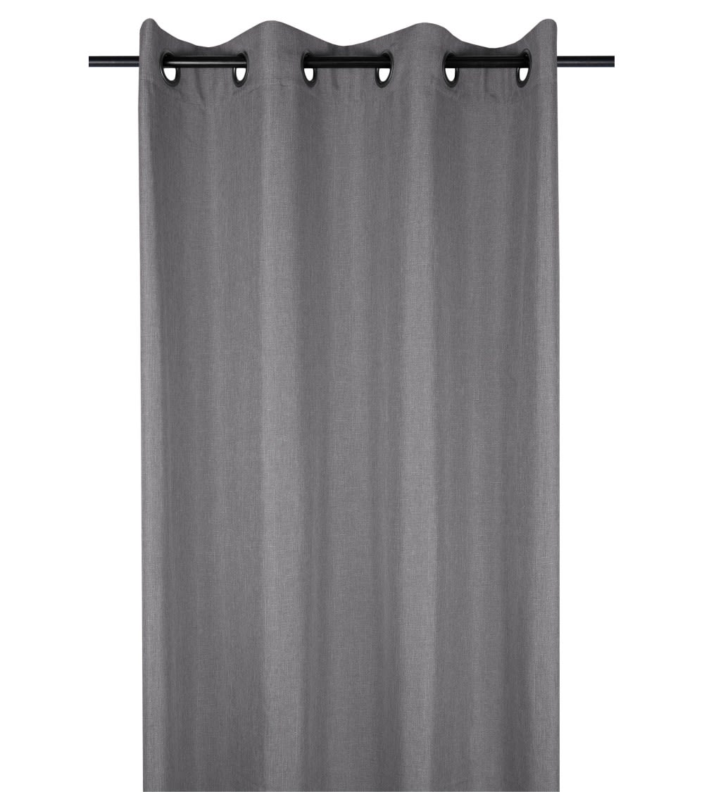 Rideau filtrant 140x260 cm - effet Naturel & lumineux gris — vue 3