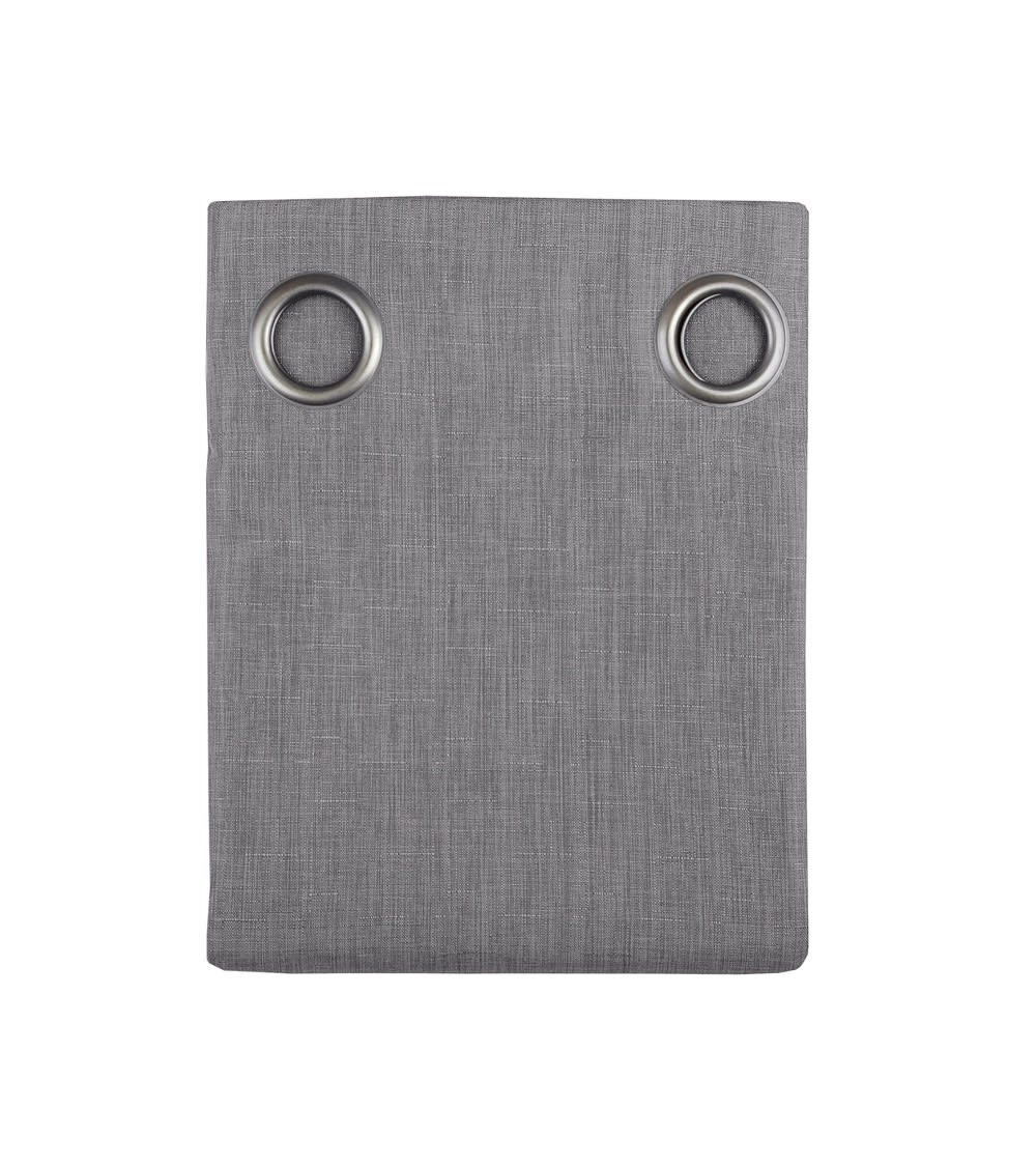 Rideau filtrant 140x260 cm - effet Naturel & lumineux gris — vue 4