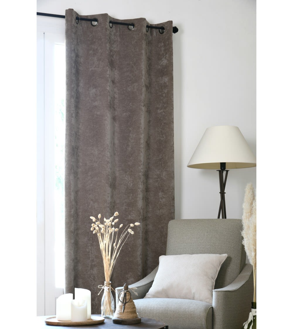 rideau velours 140x260