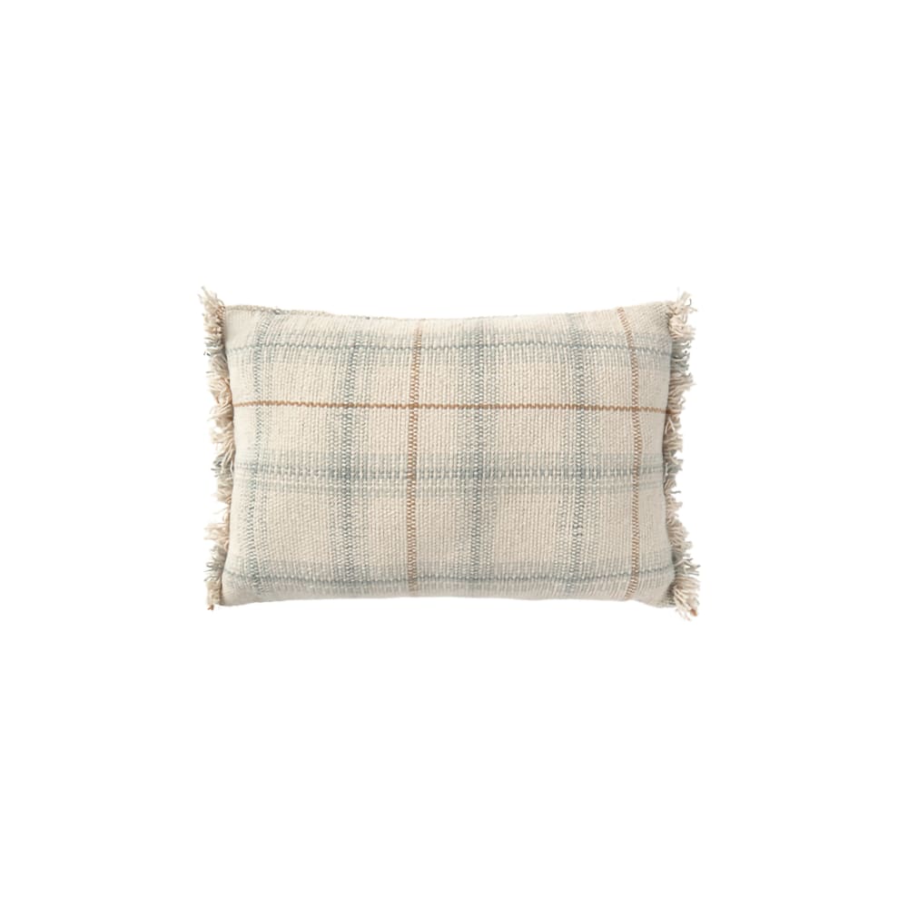Lorena Canals Handgewebtes Kissen aus Baumwolle, 25 x 40 cm BLAU BAUMWOLLE Kinder