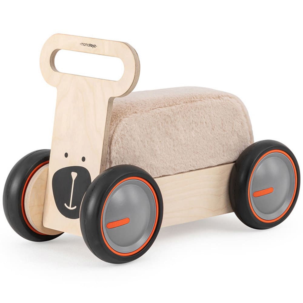 MAMATOYZ Driveme Soft Bear 10+ Quadricycle BEIGE Öko-Tex Zertifikat HOLZ Kinder