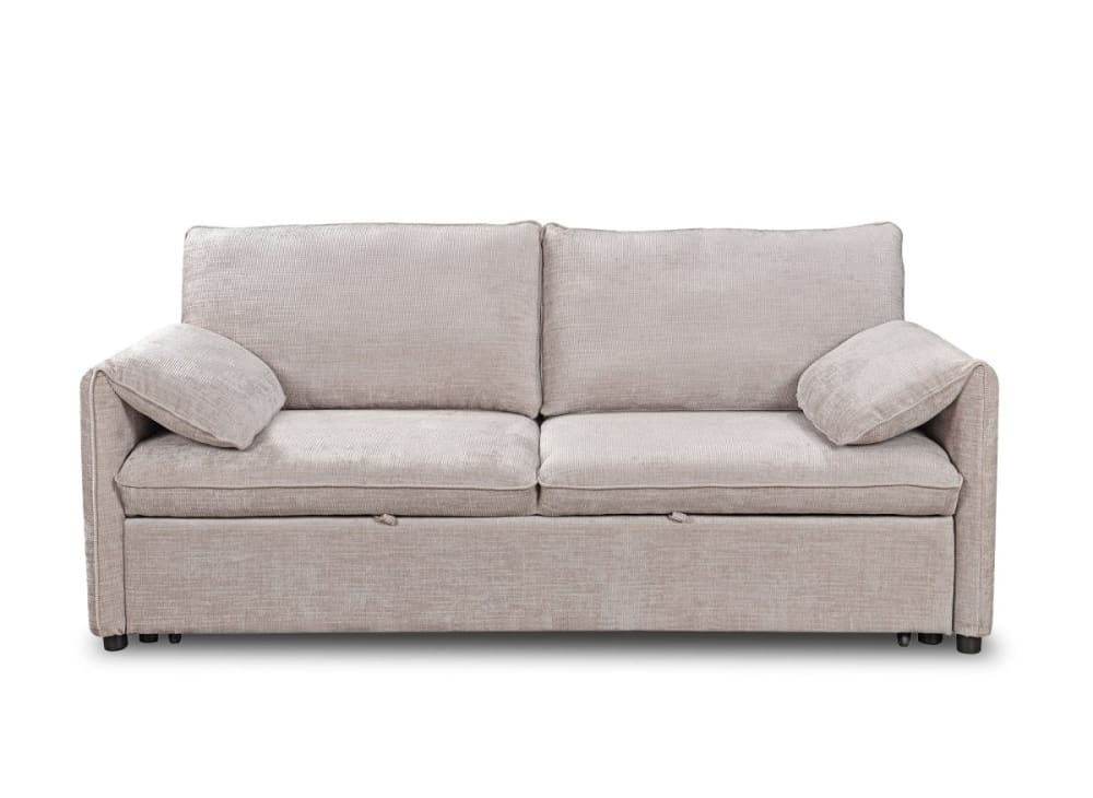 Canapé droit convertible - velours