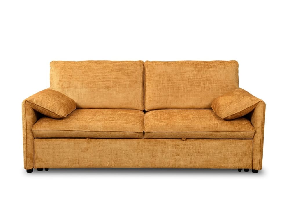 Canapé droit convertible - velours