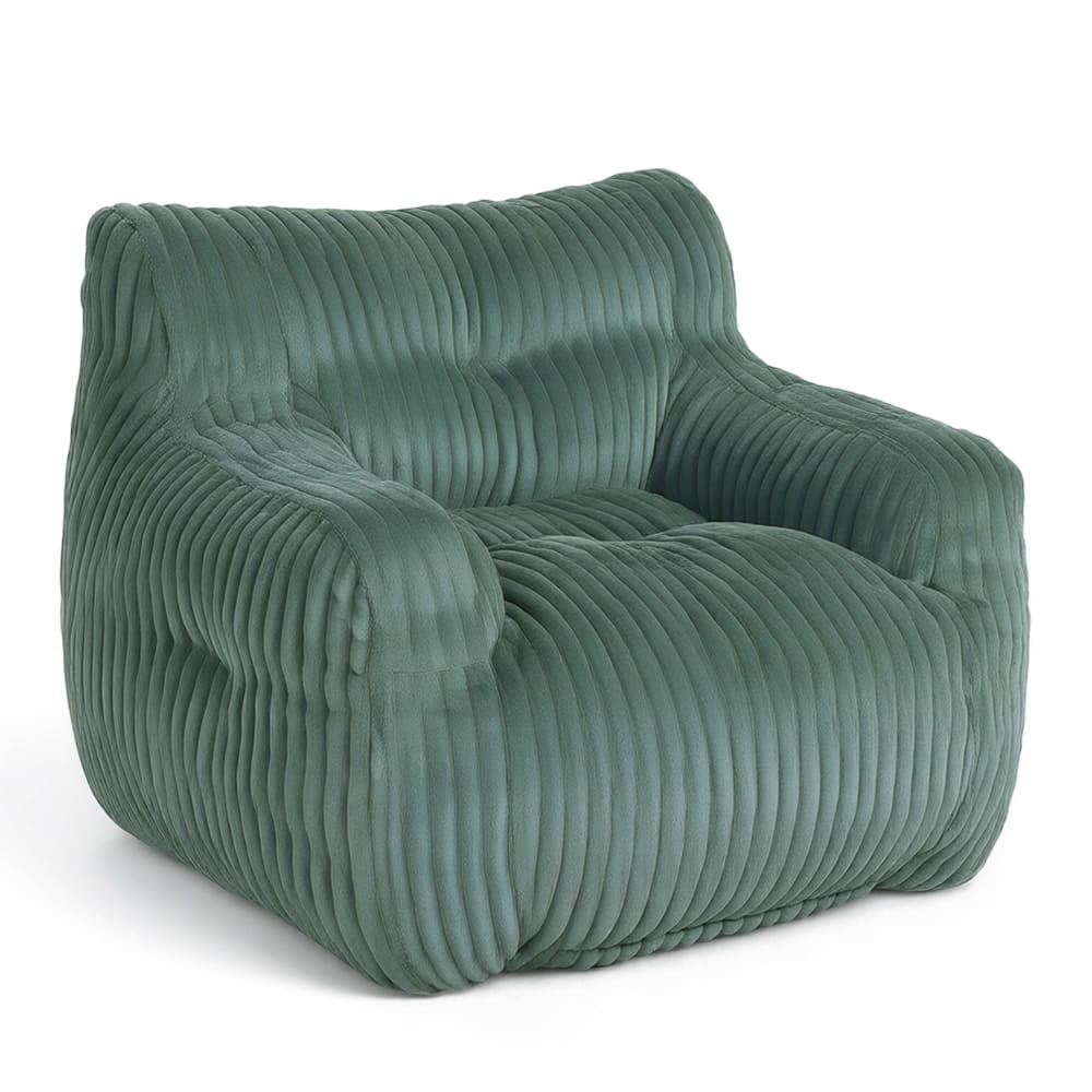 fauteuil en velours côtelé