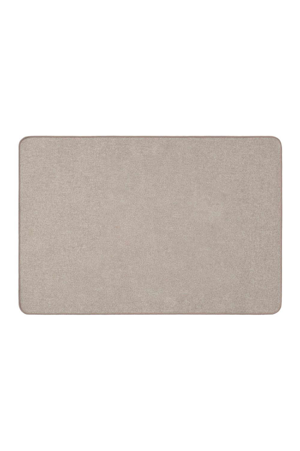CALMA HOUSE Rutschfester und waschbarer Türvorleger in einfarbigem Beige. Beige