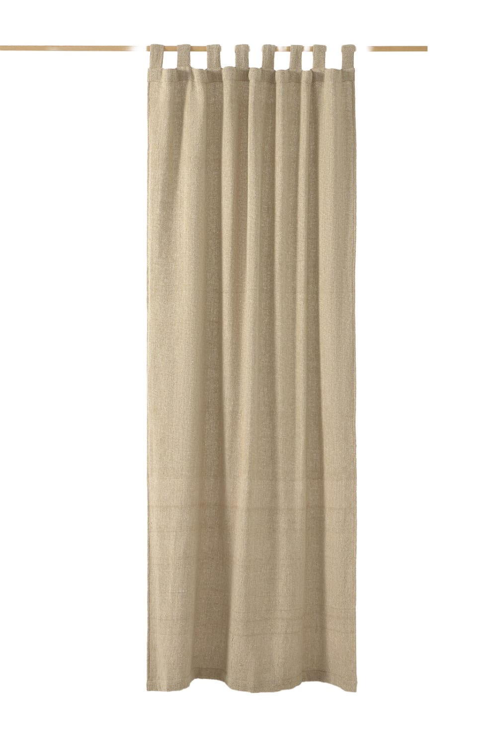 Baumwoll-Vorhang Stein  140x280 - Maisons Du Monde