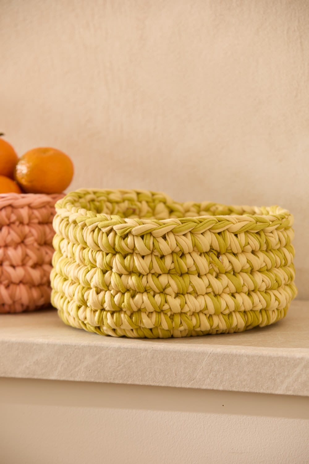 Baumwollkorb Senf 22x12 - Maisons Du Monde