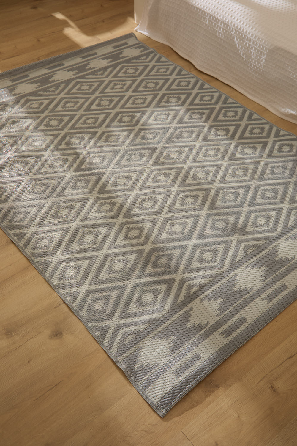 Polypropylen-Teppich Grau  90x150 - Maisons Du Monde