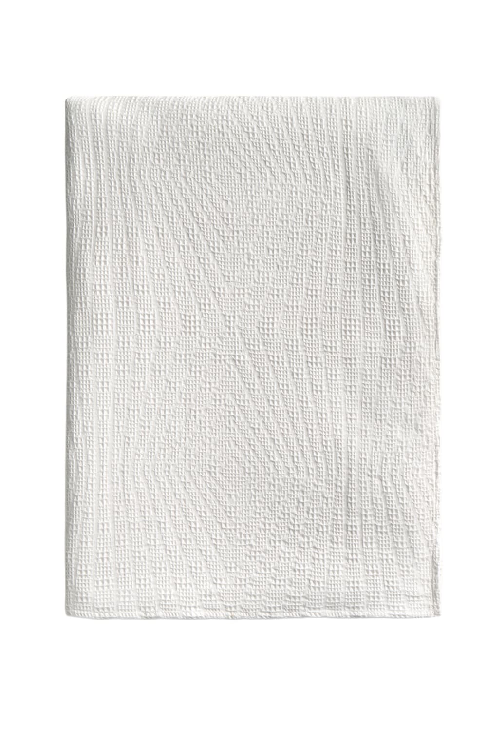 Baumwoll-Bettdecke Weiß 240x260 - Maisons Du Monde