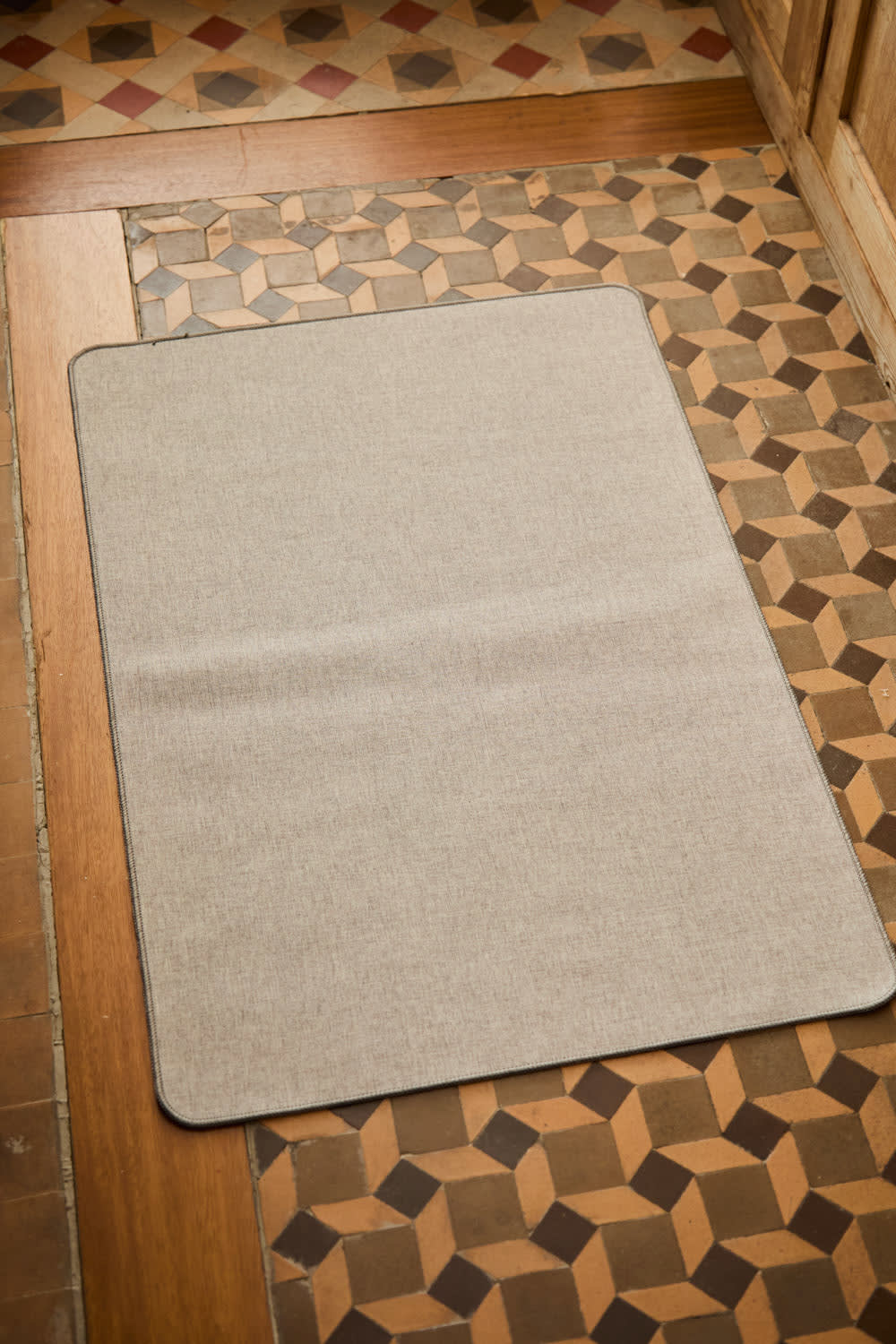 Polyester-Teppich Grau 60x90 - Maisons Du Monde
