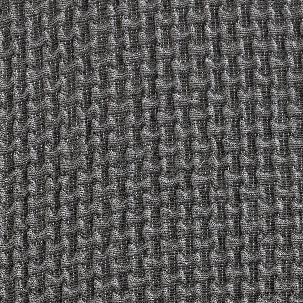 Housse de chaise en polyester gris anthracite 50x50cm — vue 4