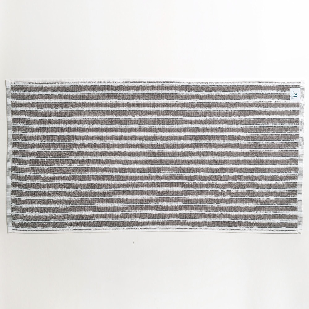 Serviette de toilette en coton 500 g/m² gris 50x90cm