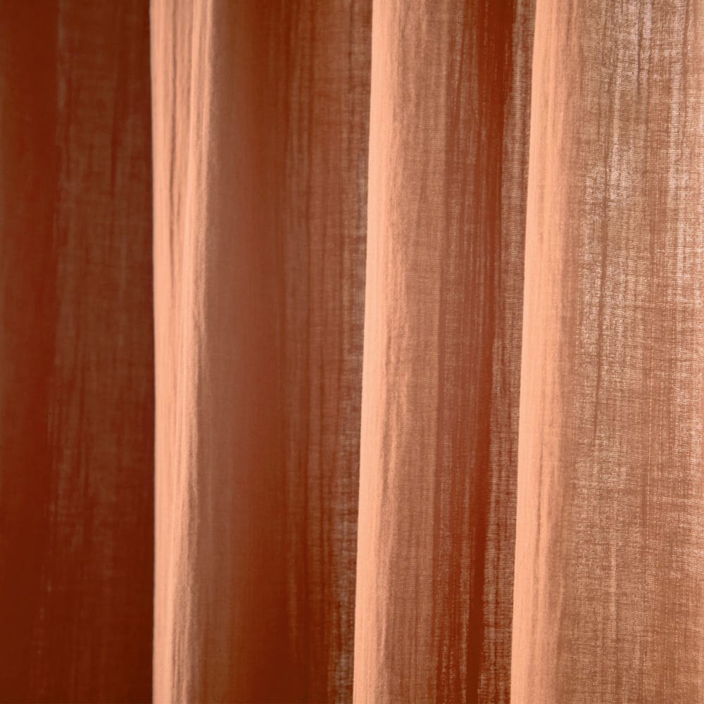 Rideau en coton rose des sables 140x180cm — vue 4