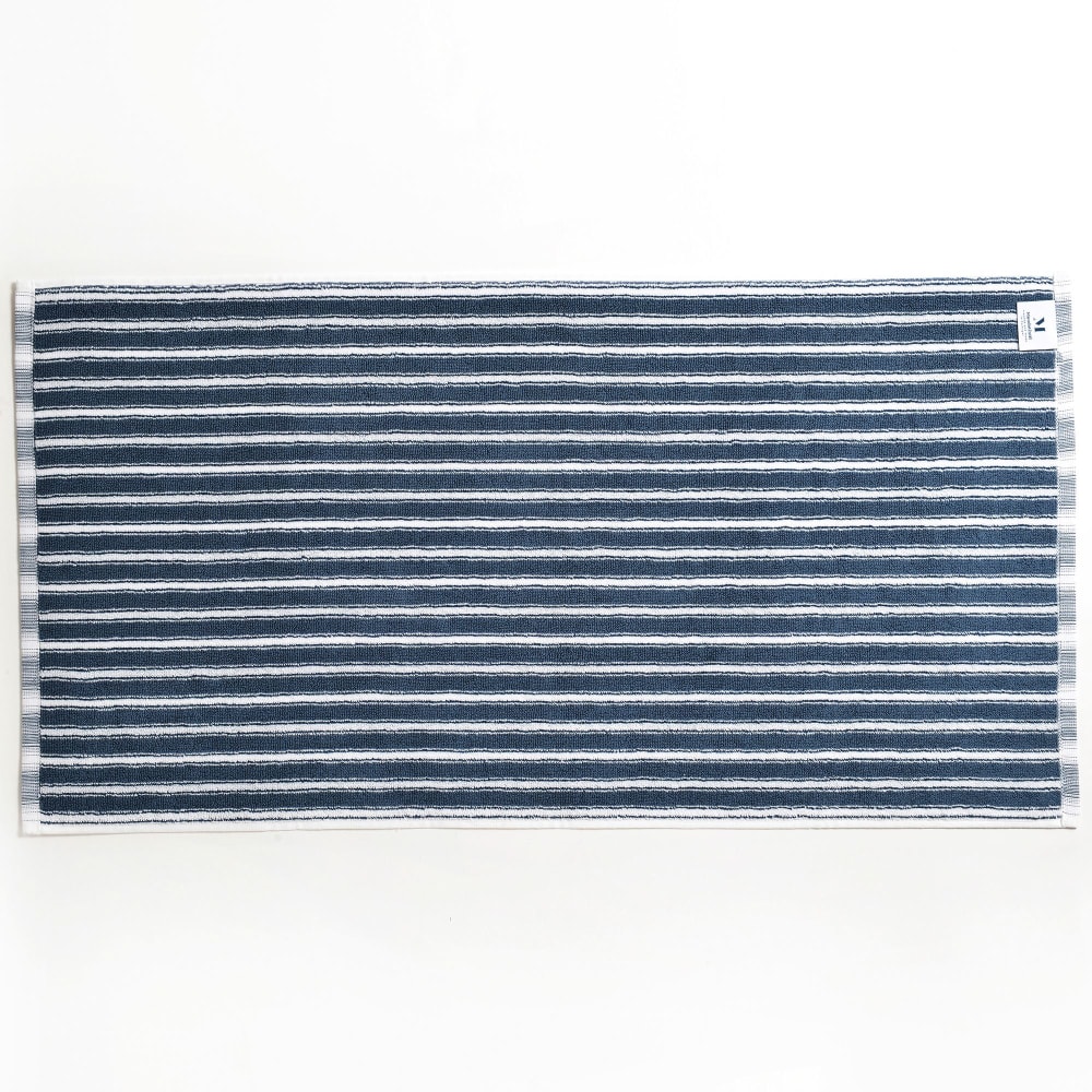 Serviette de toilette en coton 500 g/m² bleu 50x90cm