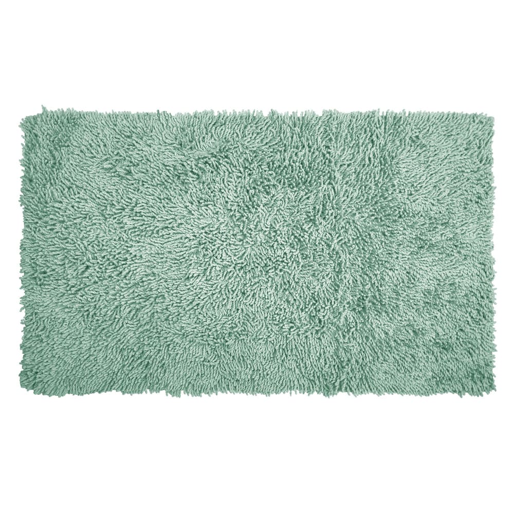 Tapis de bain en coton vert amande 70x120cm Tapis de bain en coton vert amande 70x120cm