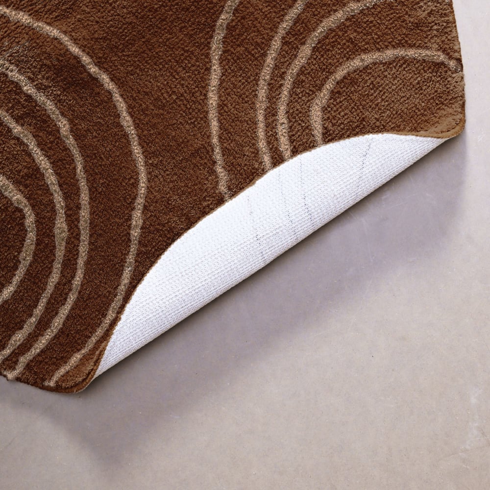 Tapis de bain en polyester 2250 g/m² marron 50x80cm — vue 4
