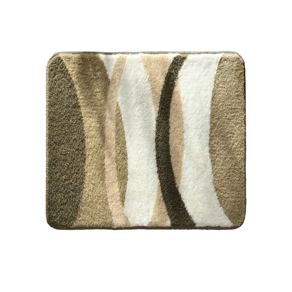 Tapis de bain en acrylique 1850 g/m² beige 60x60cm
