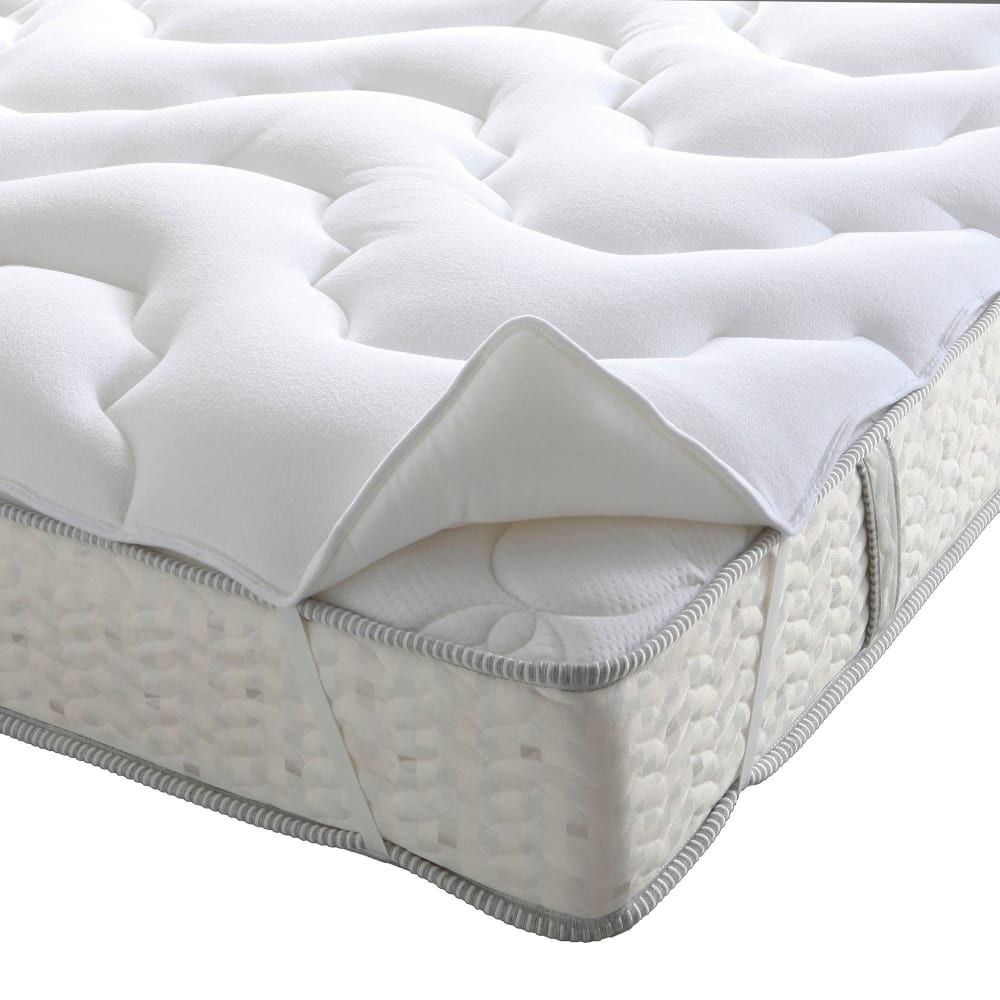 Surmatelas confort en - coton blanc
