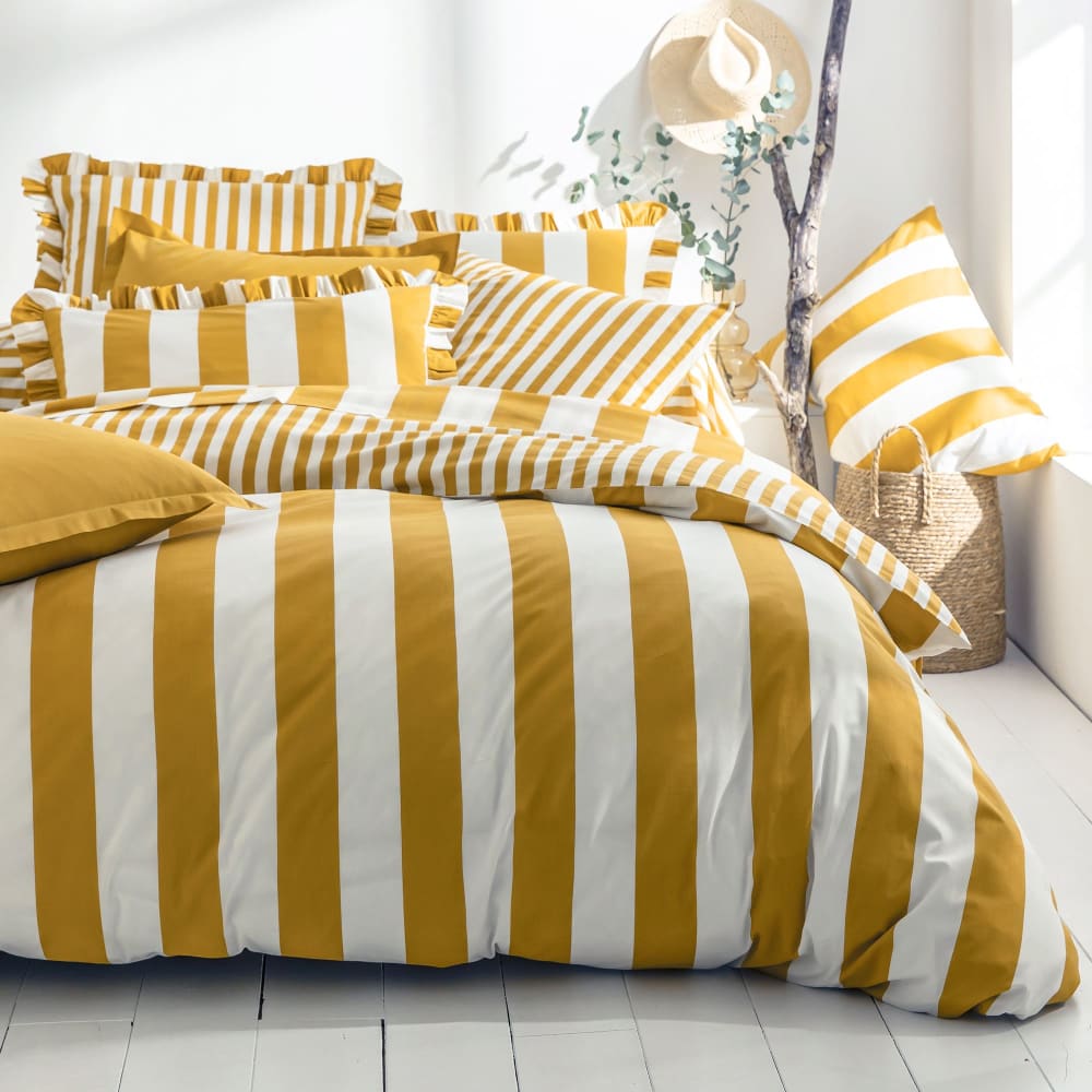 Housse de couette en - jaune
