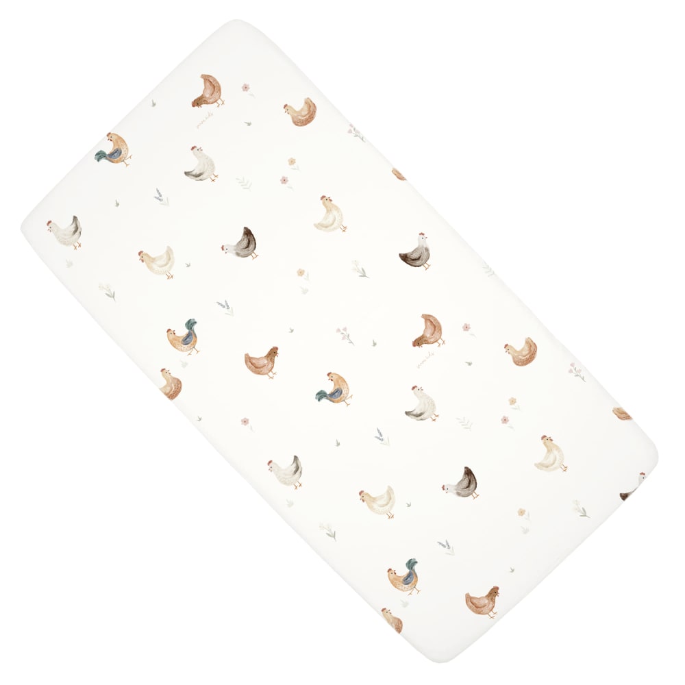 Drap housse berceau bébé en coton écru 40x80 cm Drap housse berceau bébé en coton écru 40x80 cm