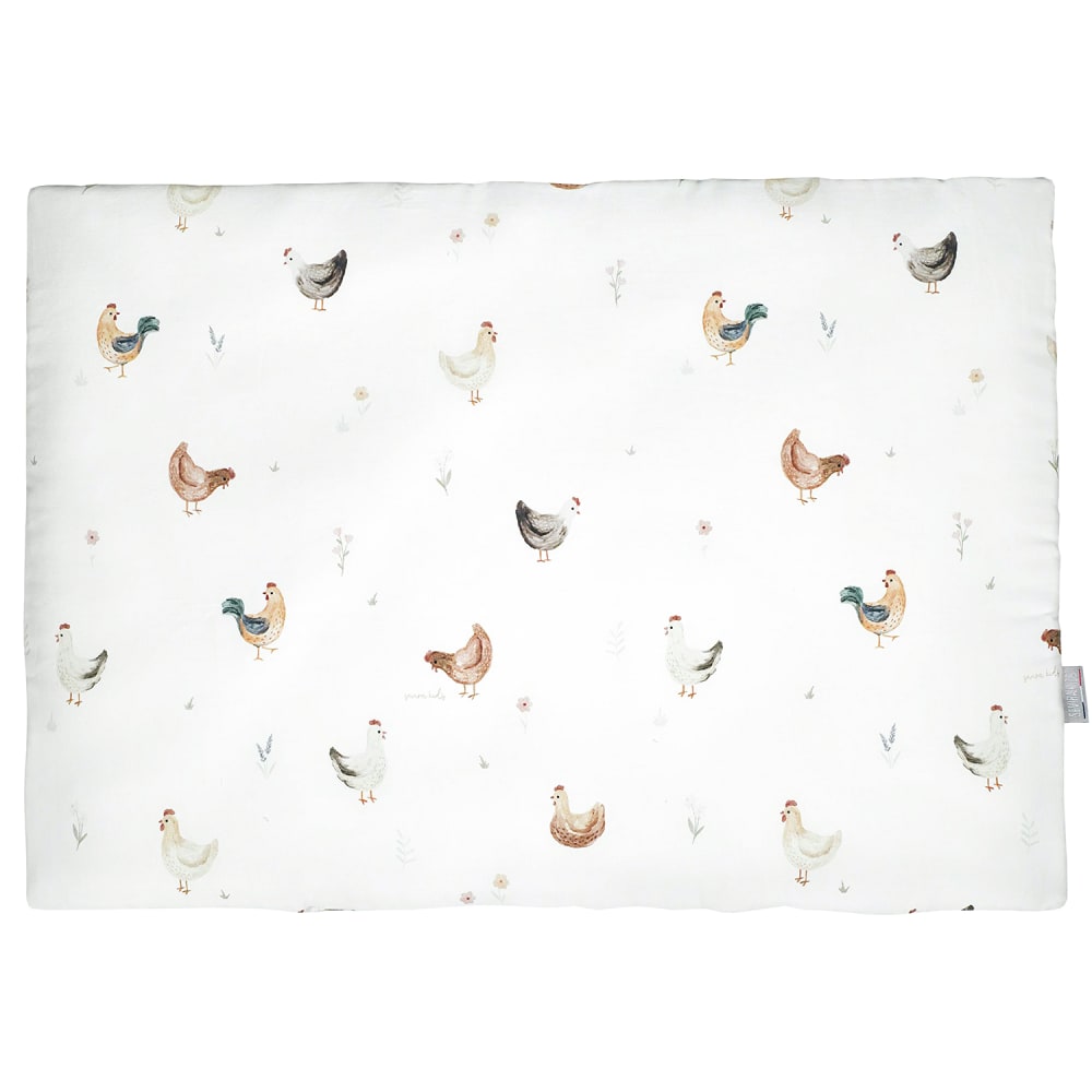 Sevira Kids Flaches wendbares babykissen aus baumwolle style classic chic Beige Baby