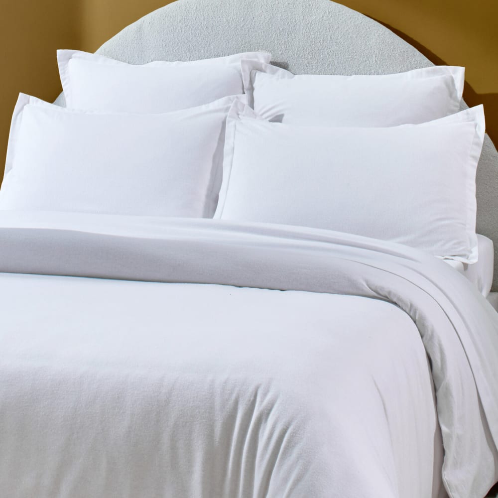 Housse de couette flanelle de coton orea 240x220 cm — vue 4