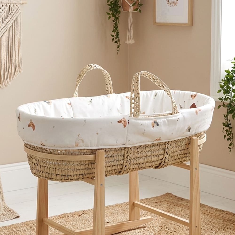 Babykorb-set aus musselin naturbeige - Maisons Du Monde