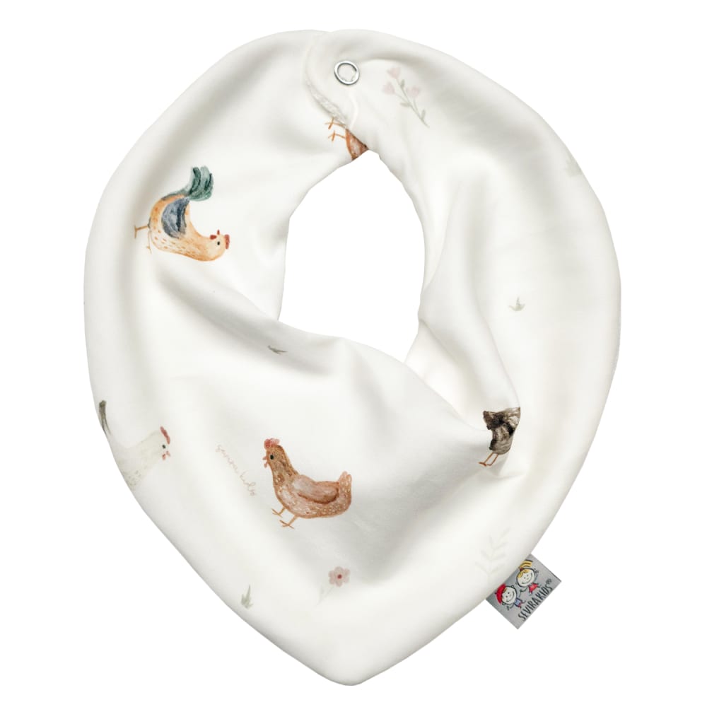 Sevira Kids Bandana-lätzchen aus baumwolle ecru style classic chic Beige Öko-Tex Zertifikat Baby