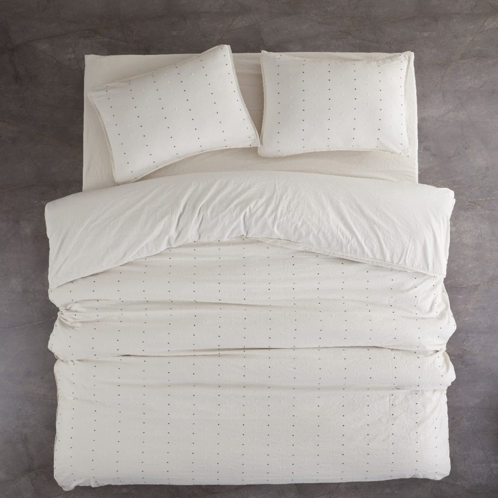 Parure de lit 100% coton - pois