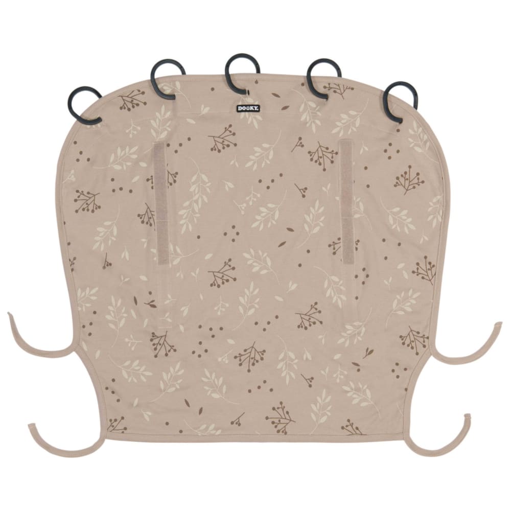 DOOKY Universeller sonnenschutz für kinderwagen und autositz Beige Baumwolle