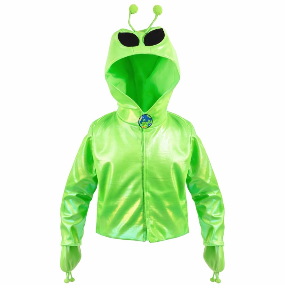 Déguisement enfant veste alien vert