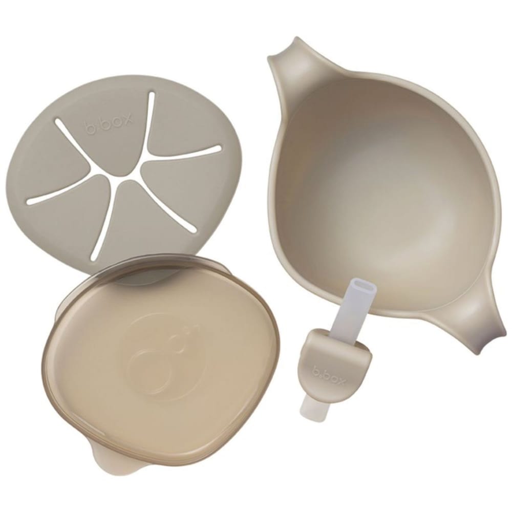 B.BOX Saugnapfschüssel für baby BEIGE SILIKON-ORGANOSILOXAN Kinder