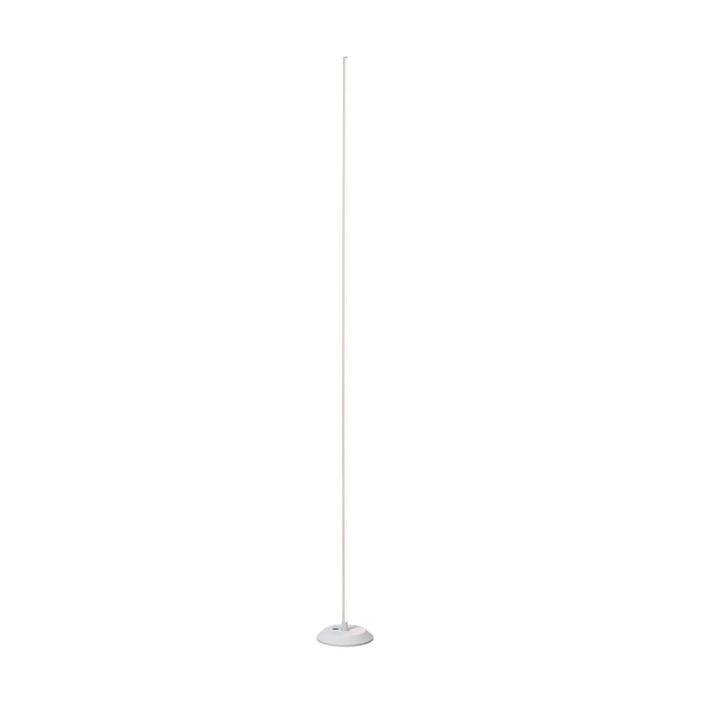 Lampadaire blanc en métal led intégrée dimmable, ø 15 h 151 cm — vue 3