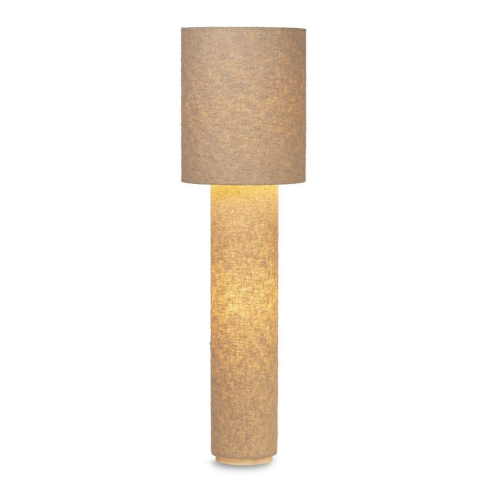 Lampadaire en tissu bouclé, - design