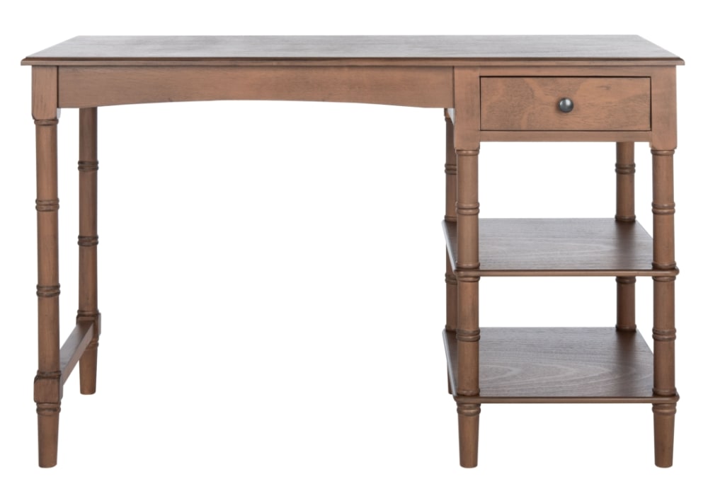 bureau en bois marron