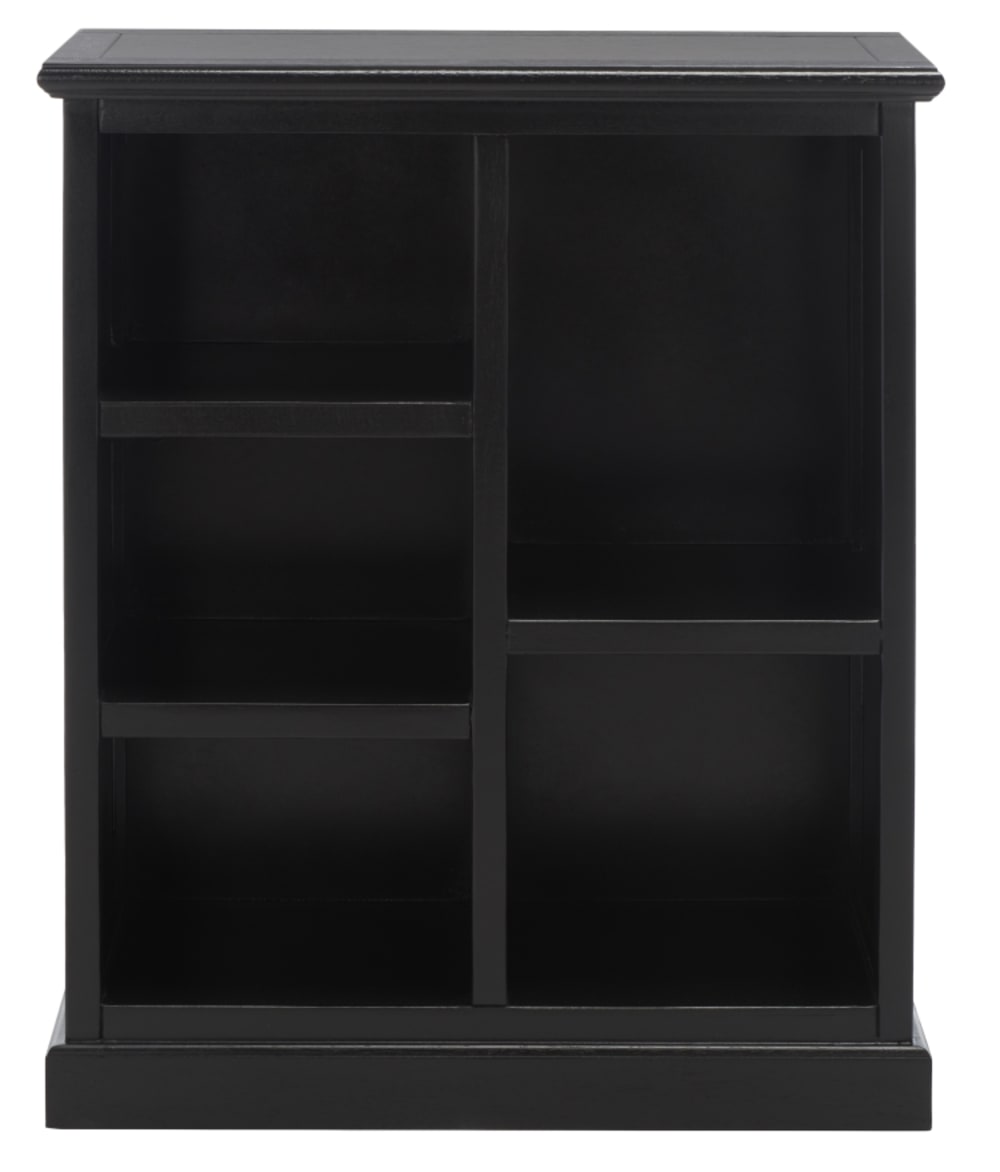 Safavieh Bücherregal aus Massivholz, Schwarz style modern Schwarz