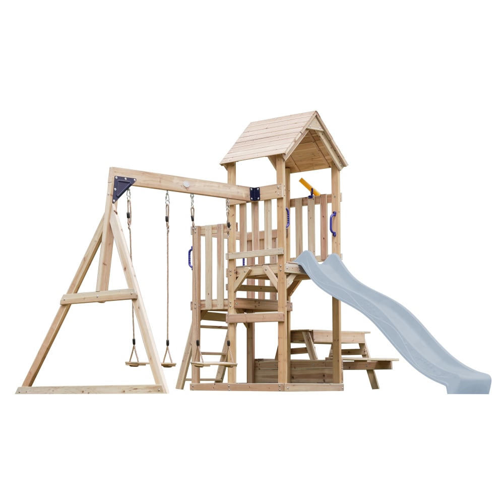 Aire de jeux avec toboggan,