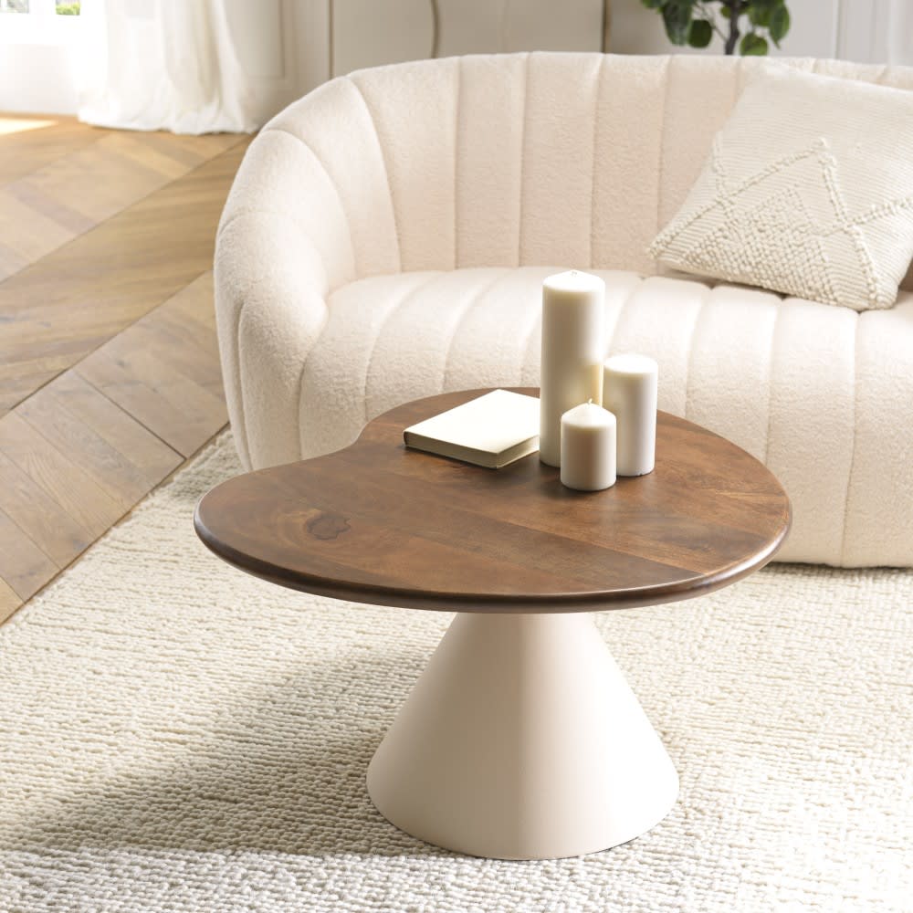Couchtisch mit Tischplatte aus Mangoholz - Maisons Du Monde