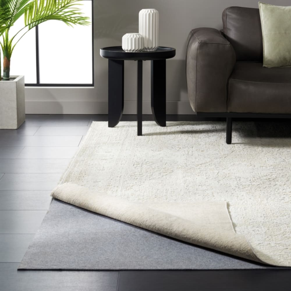 Tapis solid tonal en polyester gris, 244 x 305 cm — vue 3