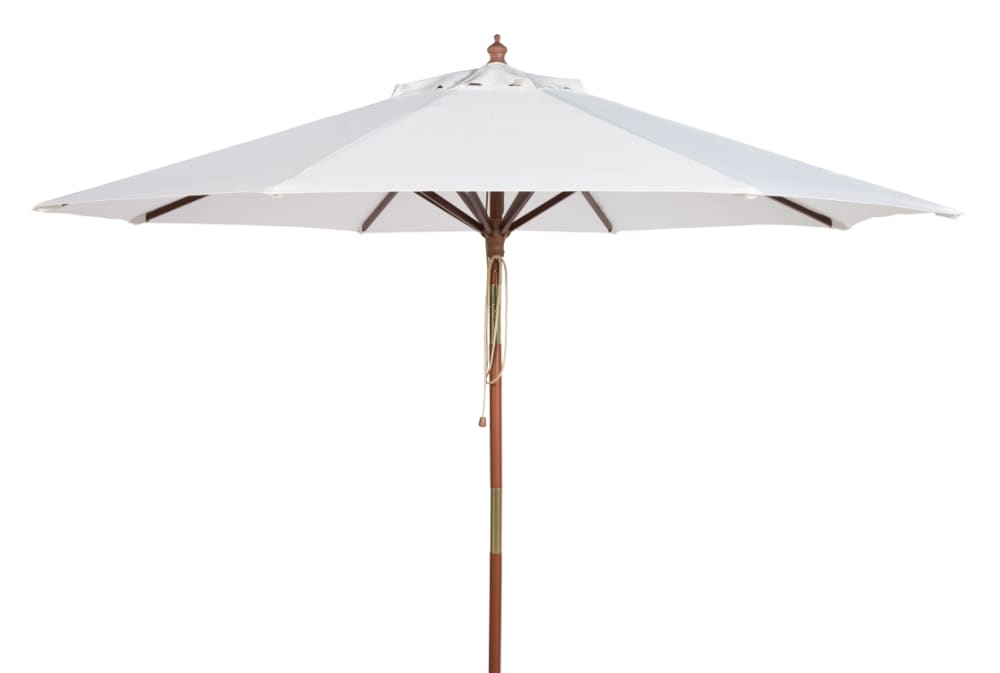Parasol en bois ivoire