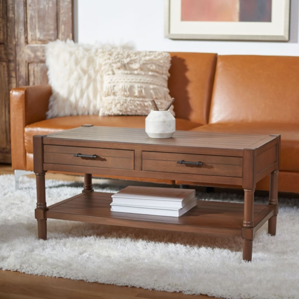 Safavieh Couchtisch aus Holz, Braun style modern Braun Holz